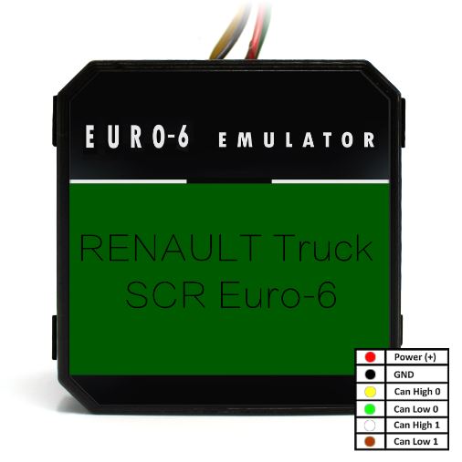 Эмулятор Renault Euro 6 для системы AdBlue. Отключает SCR мочевину AdBlue и NOX на Renault: T, K и С